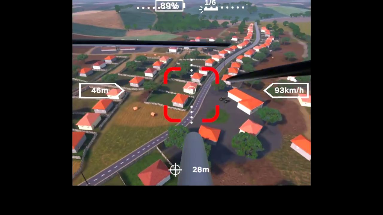 Targeting drone threats over a populated area